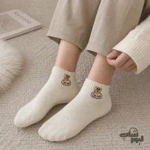 جوراب کوتاه فانتزی ساده