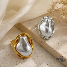 انگشتر مروارید باروک لوکس کد 900