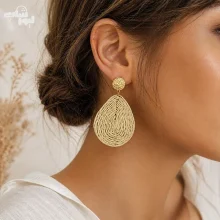 گوشواره ترند مدل حصیری کد 760